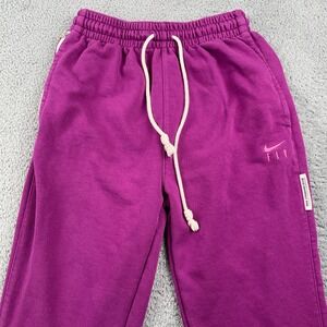 Nike Pants Womens Small Purple Fly Standard Issue Sweatpants Joggers Fleece